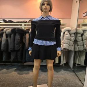 [에고이스트] 레이어드형 미니 셔츠형 원피스  EQ4WO-060