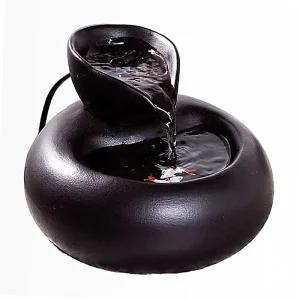 미니 분수대 테이블 가습 인테리어 세라믹 순환수 사무실 장식 소형