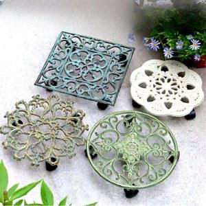 철제 화분받침 엔틱 받침대 창문틀 멜로즈 화분랙 프랑스 정원 100kg이상 창틀 원통형