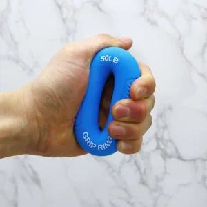 실리콘 도넛 악력기 손아귀 힘 악력 공 손가락 재활/간편/운동/강화/손목/홈트레이닝/근력/손운동/초보