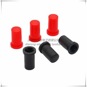 원형 홀 빨대 모자 타입 플라스틱 키 캡 전원 터치 스위치 계기판 작동 20 개 6 × 12mm 3.2mm