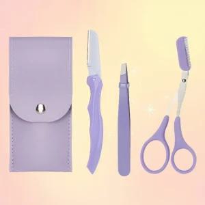 눈썹정리 키트 세트 미용칼 눈썹칼 3종 예쁜눈썹