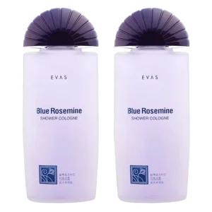 에바스 블루 로즈마인 샤워코롱 퍼퓸 로즈부케향 유리병 185ml 2개