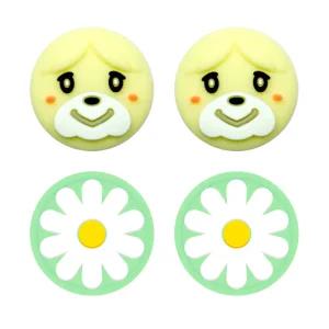 호후 닌텐도 스위치 스위치라이트 동숲 에디션 냥발 조이콘 스틱커버 시추 + 꽃