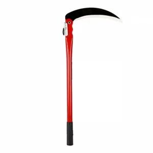 안전 접이식 낫 (51x24cm)/수초/농장/소형/미니/휴대용/농지/긴자루/접는/벌초/풀베기/제초/대장간/톱날/농