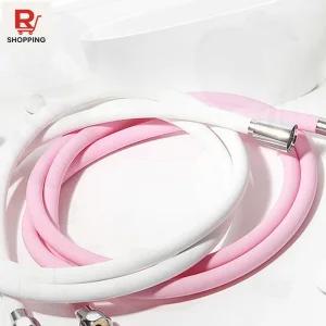 실리콘호스 화장실 샤워줄 샤워기호수 연결교체 물때방지 꼬임방지 청소