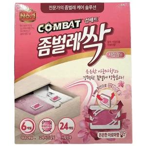 컴배트 좀벌레싹 서랍용 24개입 아로마향 방충효과 6개월