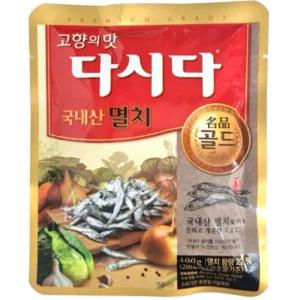 다시다 명품골드 멸치 100g 4개