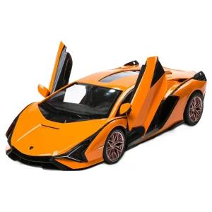 라스타 1 : 14 람보르기니 시안스케일 충전식 무선 조종 RC카, 오렌지, 1개