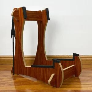 첼로스탠드 거치대 첼로받침대 스탠드 목재 악기 보관 홀더 수직 원목 진열대 첼로거치대