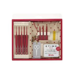 튤립 에티모 레드 TED-001 모사용 코바늘 세트 뜨개질