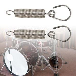 2pcs 스틸 드럼 발 페달 스프링 드럼 연장 스프링 쉬운 설치