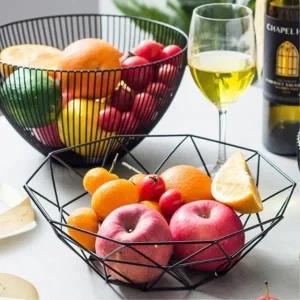[마이모노샵] 테이블 식탁위 과일 소품 장식 철제 와이어 바스켓