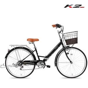 2025 케이투바이크 클래식 접이식 여성용자전거 스와니FD 24인치 7단 미조립