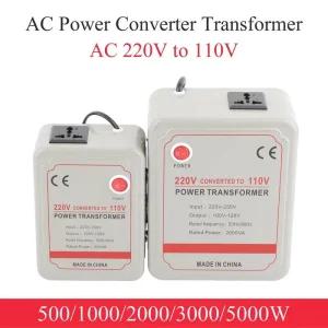 다운트랜스 변압기 AC 220V~110V 스텝다운 컨버터 100-120V 가전용 1000W-5000W 전압