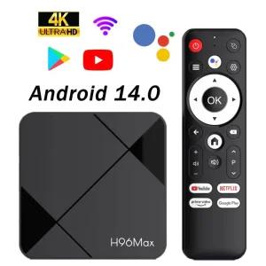 셋톱박스 2025 신형 TV H96mAX 안드로이드 140 RK3518 4K Wifi6 BT54 구글 어시스턴트 유튜브 음성 스마트