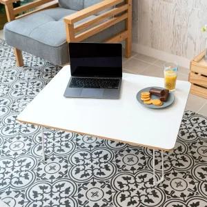 이지 우드 화이트 테이블 (800)/미니/책상/간이/1인용/접이식/좌식/1인/식탁/공부상/소형/탁자/공부/밥상