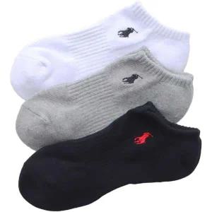 Polo Ralph Lauren 폴로랄프로렌 양말 선물 삭스 폴로 랄프 로렌 93246912 여성 3개 세트 발목 원포인트 스