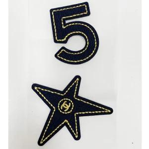 샤넬뷰티 홀리데이 자수 와펜 숫자5 & 별 #커스텀#꾸미기