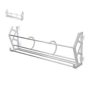 부착식 거치대 슬리퍼 실내화거치대 대형 2단 보관함 함 걸이 거치대 샌달 신발 실내화 정리 욕실 슬리퍼