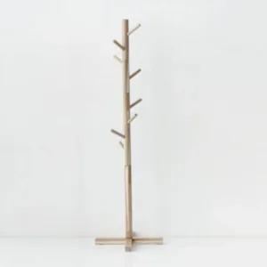 마켓비 스탠드 행거 원목 사무실 옷걸이 우드 내추럴 BNS