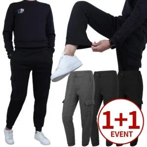 보카시 울트라 웜 기모 카고 조거 팬츠 아웃도어 카고 조거 겨울바지 밴딩 작업복 남자기모바지 스판바지