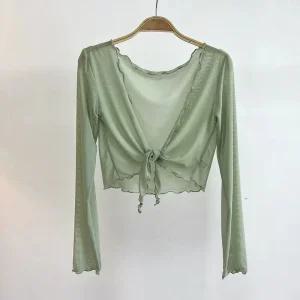 땀 커버업 성인 아라인댄스복 발레복 메쉬 빅사이즈 시스루