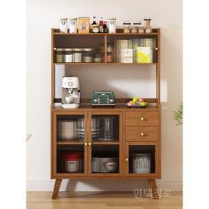 홈카페장 찬장 부엌 주방 엔틱 커피머신 보조 레트로 양념 옛날 정리함 인테리어 식기보관함