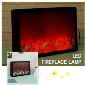 패널형 캠핑조명 불멍LED 벽난로 무드등 모닥불 30cm