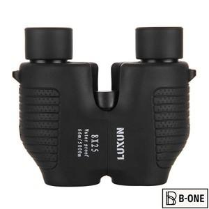 럭선 8X25 10x25 자동 고정 초점 쌍안경 HD 망원경 Bak4 프리즘 미니 오페라 글래스 축구용 야외 여행 콘서