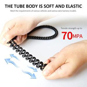 [누리싸이클]1/2개 자전거 하네스 와인딩 튜브 전기차 브레이크 와이어 정리 보호 슬리브 TPU 케이블 스파
