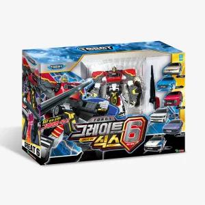 또봇 그레이트 식스 6단합체 X Y Z 소닉 켄 C 미니카 로봇 변신 로보트 캐릭터 선물