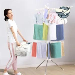 다용도 대형 빨래건조대 접이식 스탠딩 속옷 수건걸이 이불건조대 미니빨래건조대