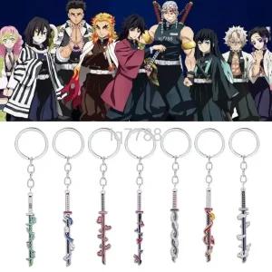  귀멸의칼날 키링 귀칼 검 일륜도 열쇠고리