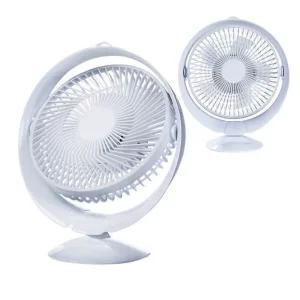 삼우힐링620 USB 탁상용 선풍기USB 책상 휴대용 사무실 개인 미니 회전 충전식 데스크