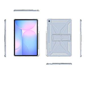 삼성 탭 S7 S8 S9 11 S10FE 10.9 Plus 12.4인치 케이스 에어백 커버, A9 8.7 11인치 A8 S6 S10 Ultra 펜슬 홀더 펀다