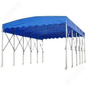 간이 이동식 자바라천막 UV차단 길이3 길이 텐트 방풍 접이식 폭3 그늘막