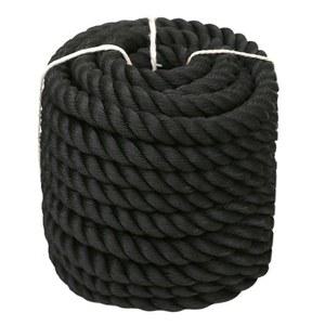 검은색 고강도 나일론 굵은 묶었다 걸어 배는 로프 닻 가닥의 줄 기중 세 끈 요트 로프로 로프를 브레이크를