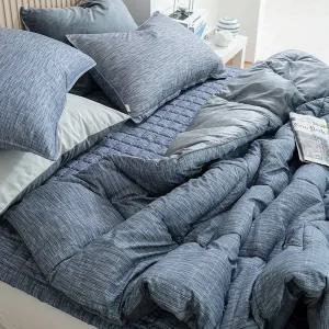 갤러리아 리빙홈 모던 극세사 차렵 이불세트 Q (이불 + 베개커버 )