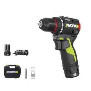 레이저레벨기 전자식 WORX WU135 무선 전기 드릴 12V 50Nm 1800rpm 스마트 Clucth 자동 정지 2 속도 금속