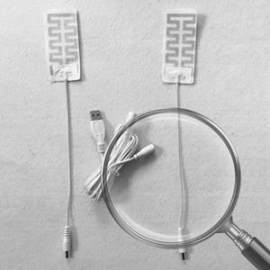 USB 전기 히팅 패드 카본 손 발 목 워머 방수 시트 겨울용 추운 날씨용
