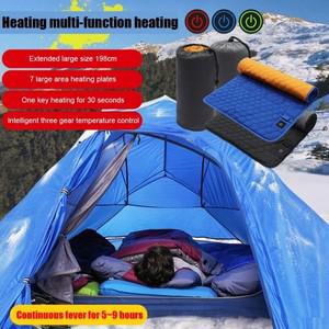 캠핑 텐트 수면 매트리스 써멀패드 발 워머 USB 히팅 야외 전기 3단계 조절 가능