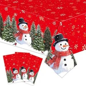 지앤지 연말 홈파티 크리스마스 식탁보 일회용 테이블 매트 식탁매트 크리스마스소품 6인용 8인용 10인