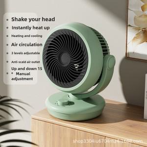 소형 풍차 스타일 공기 순환 팬 휴대용 히터 및 쿨러 사무실 책상 침실용 - 냉온풍