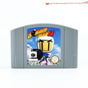 64비트 PAL EUR 콘솔 게임 카드용 바쿠 폭격기 남자 카트리지