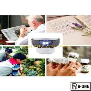 652F 조명 헤드 밴드 확대 안경 LED 핸드 프리 루페 취미 보석