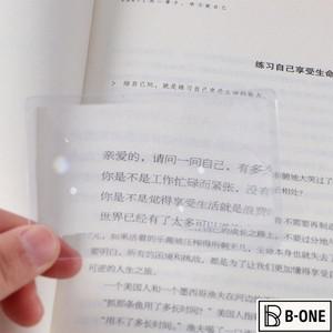 플라스틱으로 만든 투명한 신용카드 모양 확대경 루페 프레넬 렌즈