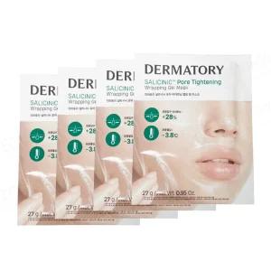 더마토리 살리시닉 포어 타이트닝 랩핑 겔 마스크 4매