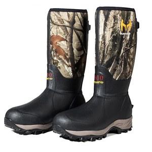 800g 단열재가 있는 남성용 헌터 헌팅 부츠, 6mm 네오프렌이 방수 고무 방한 스틸 생크 및 사냥 작업용 미끄럼 방지 밑창