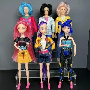 kpop 데몬헌터스 인형 애착 조이 루미 피규어 공주 미라 캐릭터 사자보이즈 진우 베이비